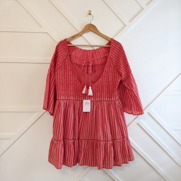 Free People Lola Embroidered Mini Bohemian dress - Picture 8 of 8